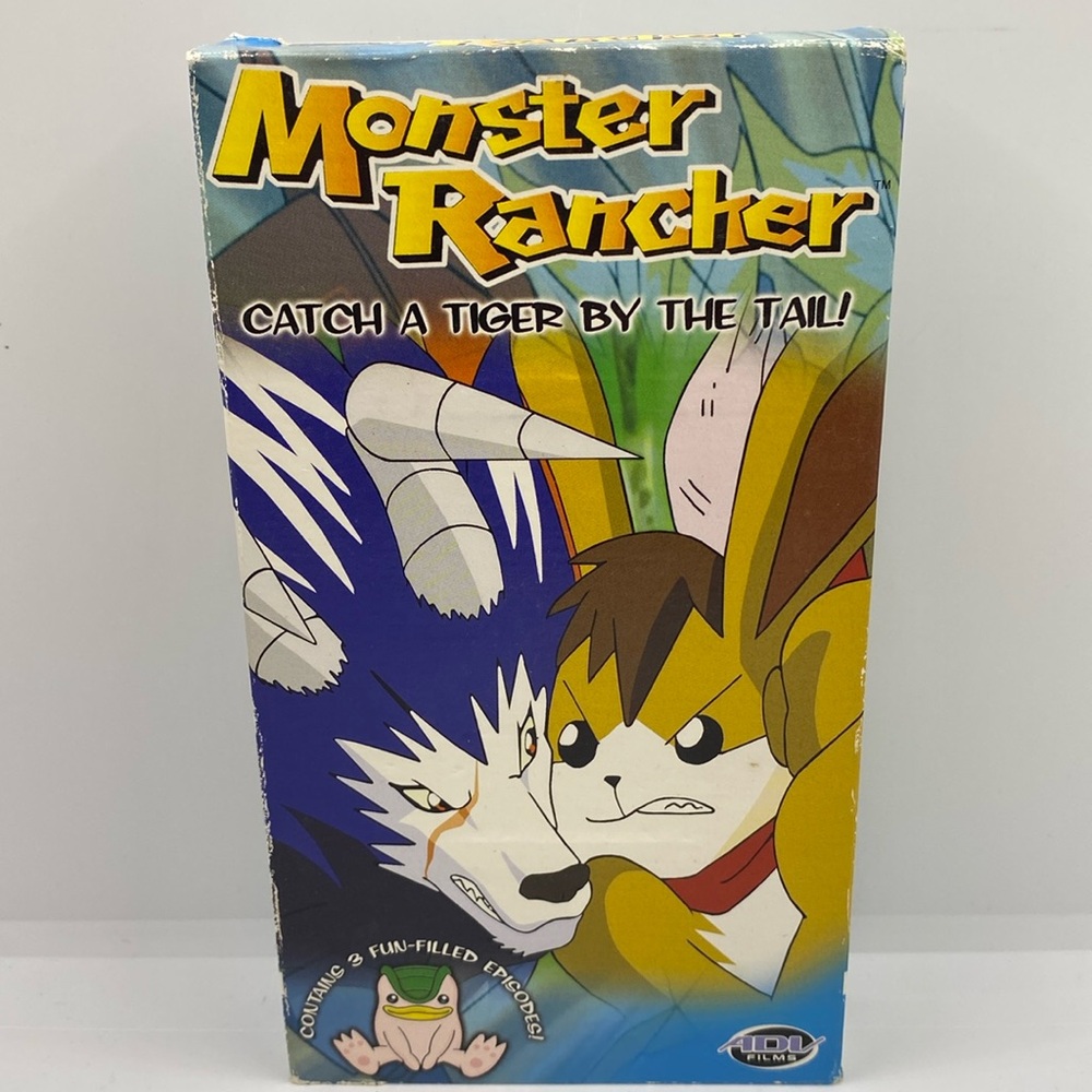 Monster Rancher Anime Catch A Tiger By The Tail VHS Video
